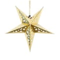 Pikkukuva 2 / 3: 2 kpl Paper Star -riipuskoristeet 3D Tähti Ripus Koristeelliset Rekvisiitat (1 kpl 60cm Kulta, 1 kpl 60cm Hopea)