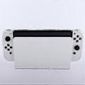 Miniatyrbild 3 av 5: Typ C För Nintendo Switch OLED Skydd Transparent Hårt PC-skal med Ställ (Stil C)