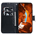 Miniatyrbillede 2 af 5: Til Xiaomi Redmi Note 14 5G Wallet Case Mønster Print Læder Telefon Cover (Style F)