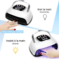 Miniatyrbilde 5 av 5: UV-neglelakk, 220W LKE neglelakklampe med håndtak, 4 timer, HD LCD