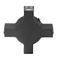 Miniatyrbillede 5 af 5: LED Væglampe 4W 4 Lampeperler Dekorativt Sort Firkantet Design Aluminiumskal Væglampe f11