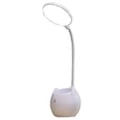 Miniatyrbilde 1 av 5: Multifunksjonell skrivebordslampe for arbeid og studier, øyevennlige LED-perler 360° justerbar arm, 3 fargemoduser lysstyrke minnefunksjon, egnet for kontor