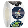 Miniatyrbillede 3 af 3: 500 stk Halloween Vampyr Runde Stickers Kuvert Forseglings Etiketter Slikpose Sticker