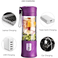 Miniatyrbillede 4 af 5: Bærbar USB-genopladelig frugtblender, minblender til smoothie