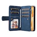 Miniatyrbillede 2 af 5: KT Multi-Function Series-5 Til Xiaomi 14T Pro Etui Lynlås Pung Læder Telefon Cover Stativ (Style E)