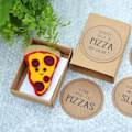 Miniatyrbilde 4 av 4: Søt pizza matchboks gave kreativ positiv pizza lomme gave til barn