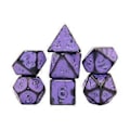 Miniatyrbillede 1 af 5: 7x Polyhedriske Terninger Sæt Festartikler Festspil Terninger D4~D20 til Kort (Amaranth)