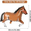 Miniatyrbillede 2 af 5: Hesteballon Balloner, Comius Sharp 8 Stykker 30 Tommer Hesteform