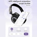 Pikkukuva 4 / 5: Tyyppi A EL-GT3 Bluetooth-kuulokkeet ANC-vastamelutoiminnolla, langattomat over-ear-kuulokkeet 2.4G-vastaanottimella (tyyli A)