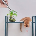 Miniatyrbillede 5 af 5: 3 i 1 USB Opladbar Sjov Kattejagtlegetøj Mini Lommelygte Laser LED Pen Light Kattelys Pegere Sjov Kæledyrslegetøj Dropshipping( )