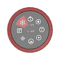 Miniatyrbillede 1 af 5: ESP32-S3 1.8 tommer Rund Kapacitiv Touchskærm ESP32 Computer Lydstyrkekontrol Skærm AIDA64 Sekundær