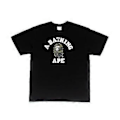 Miniatyrbillede 2 af 5: 2023 Japansk T-shirt til Mænd Aasual Bogstav Print Rund Hals Kortærmet Bapes T-shirts Kortærmet Bomuld Unisex T-shirt (XXL 16)
