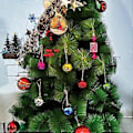 Miniatyrbilde 4 av 5: 10 stk. Jingle Bells Julepynt Multifarget Jingle Bells Juletrær Ornament Bell for Juledekorasjon - 5cm (Rød)