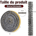Pikkukuva 2 / 5: 4m Itseliimautuva Takka-Insertin Tiiviste (3mm x 10mm x 4m), Lasikuitu