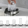 Miniatyrbillede 3 af 5: Rustfrit Stål Vask Glas Skylleanordning Højtryks Glasvasker Tilbehør
