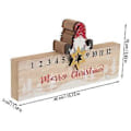 Miniatyrbillede 3 af 4: 1 stk. Julekalender Ornament Julemand Nedtælling Dekorationer (Khaki)