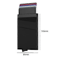 Miniatyrbilde 2 av 5: Kortholder RFID NFC Beskyttelse Lommebok Menn for 5-7 Kort