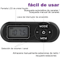 Miniatyrbild 5 av 5: Personlig fickradio FM Mini Bärbar Mottagare, med Digital LCD