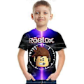 Pikkukuva 1 / 2: 5-9-vuotiaiden lasten lyhythihainen Roblox-painatus T-paita (6-7 vuotta B)