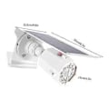 Miniatyrbilde 2 av 5: Solcelledrevet 10LED Hagebelysning Vanntett Sensorlampe for Menneskekropp for Uteplass Utendørs Hvit