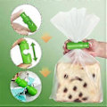 Miniatyrbilde 3 av 5: BagClamp Snack Brødforseglingsklemme Ekstrudering Brødposeklemme Bærbar Pressing Snackposeklemme Plastforseglet Poseholder, A