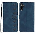 Pikkukuva 1 / 5: Samsung Galaxy A35 5G -kotelo PU-nahkainen lompakkoteline perhoskuvioidulla puhelinkuoressa (Tyyli C)