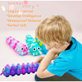 Miniatyrbilde 2 av 5: Rabatt Nye 3D Anti-Trykk Klem & Magisk Kattlarve Blekksprut Sugkopp Sansestimulerende Leke Autistiske Pop Fidget Leke for Barn & Voksne (2 stk)