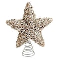 Miniatyrbilde 1 av 3: 1 stk Juletre Topper Stjerne Topper Juletre Topper Glitrende Juletre Dekorasjon