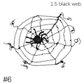 Miniatyrbilde 1 av 5: 30/60/75/90/125cm Svart Edderkopp Edderkoppnett For Halloween Spøkelseshus Innendørs Utendørs Dekorasjon (Svart Nett Ingen Edderkopp)