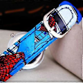 Miniatyrbild 5 av 5: Barn Pojkar Spiderman Quartz Klocka Tecknad Konstläder Armbandsur Gåva (Blå)