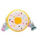 Miniatyrbillede 1 af 5: Donut Børne Pung Børnetaske Møntpung Sød Børne Møntpung Vilde Drenge Og Piger Messenger Taske Silikone Børnetaske Multi-farve Mulighed (gul)