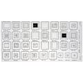 Miniatyrbillede 4 af 5: 4 stk. Universal Bga Stencil til Mtk Msm Ipad Cpu Ram Pm Power Ic R