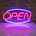 Miniatyrbillede 2 af 5: USB LED Neon Lys Skilt Akryl Neon Lampe Lys Atmosfære Natlys Party Bar Hjem Børn Baby Soveværelse Dekoration, OPEN