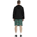 Miniatyrbilde 4 av 5: Irsk Rutete Grønn Kilt - Skotsk St. Patricks Grønn Plissert Kostyme Tartanskjørt Kilter Klær For Menn Og Kvinner (L grønn)