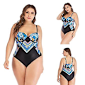 Miniatyrbild 1 av 4: Tjejkostym storlek triangle one-piece push up slim fit tunn bikini damkläder L