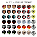 Miniatyrbild 2 av 5: Dart Set, 12 Pack Soft Tip Darts för Elektronisk Darttavla med E