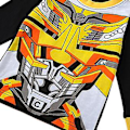 Miniatyrbild 2 av 3: Barnens pojke pyjamasuppsättning nattkläder T-shirt och sovbyxor Avengers tryck (6-12 månader Transformers)