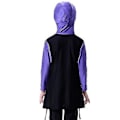 Miniatyrbillede 4 af 5: Børn Piger Muslimsk Islamisk Badetøj Svømmedragt Beskedent Burkini Badeheldragt Fuld Dækning Høj Kvalitet (12-13 År Lilla)