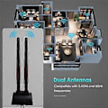 Miniatyrbilde 4 av 5: 2.4GHz 5GHz Magnetisk Base WiFi Antenne for Ruter Trådløst Nettverkskort Dual-Band Antenne (SMA Inner Pin)