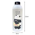 Pikkukuva 5 / 5: 1000ml Söpö Panda-Karhu Muovikuppi Läpinäkyvä Pakkasenpehmeä Piirretty Vesipullo (A6(1000ml))