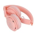Miniatyrbild 4 av 4: Y08 Barnhörlurar Macaron Stilren Stereo Ljud Vikbara Plug-in Kort Bluetooth Öronhörlurar (Rosa)