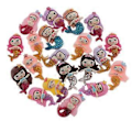 Miniatyrbillede 4 af 5: Pakke med 20 Tegneserie Resin Havfrue Flatback Knap Perle til Scrapbog Ornament