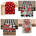 Miniatyrbillede 4 af 5: Dugdug Spring Dugdug Vandafvisende Polyester Dug Rektangulær Dugdækning (Tartan kærlighed bil)