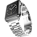 Miniatyrbild 1 av 5: Kompatibel med Apple Watch Series 9 42mm 44mm 45mm Armband, Rostfritt Stål Ersättningsarmband Metallband för iWatch S8 S7 S6 S5 S4 S3 S2 S1 SE