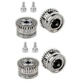 Miniatyrbillede 1 af 5: Ny 3D-printer Dual Gear Extruder Kit til K1/K1C/K1 Max/Ender3/V3 Plus V3 Opgradering 3.0 Hærdet Stål