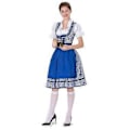 Pikkukuva 2 / 5: UUSI Päivitys Naisten Oktoberfest-asu Saksalainen Dirndl-mekko Baijerilainen Karnevaalijuhla-asu (3XL Sininen)