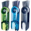 Miniatyrbild 1 av 5: 3-pack 3-i-1 lockrengöringsborste multifunktionell flaskrengöringsborste