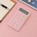 Miniatyrbild 5 av 5: Söt Färgad Kalkylator Automatisk Sömn Lättläst Kalkylator För Skolstudenter Pojkar Flickor (Himmelsblå)