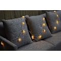 Miniatyrbillede 4 af 5: LED Hjerte Lys Girlande - 3m USB - 20 Varme Hvide Hjerter - Pige