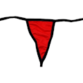Pikkukuva 4 / 4: Brasilialainen mikro-thong-minibikinit uimapuku kiiltävä seksikäs alusvaatteet G-string